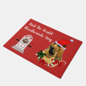 Paillasson Noël du mignon sanglant (Incliné)