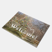 Paillasson Noël en forêt, par Gary Poling (Incliné)