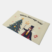 Paillasson Noël et le Mat de Bienvenue du Magicien (Incliné)