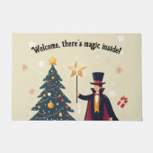 Paillasson Noël et le Mat de Bienvenue du Magicien (Devant)