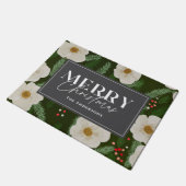 Paillasson Noël Fête Florale Pine Berry (Incliné)