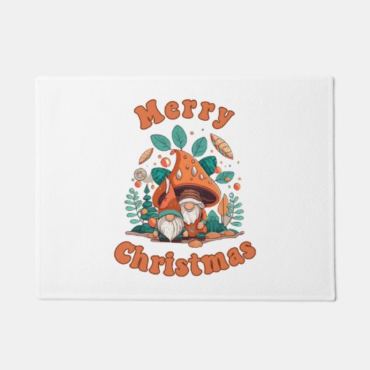 Paillasson Noël Gnome Rétro (Devant)
