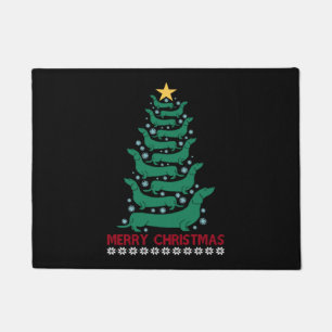 Paillasson Noël Joyeux Noël Joyeux Noël Doxie Chien Amour