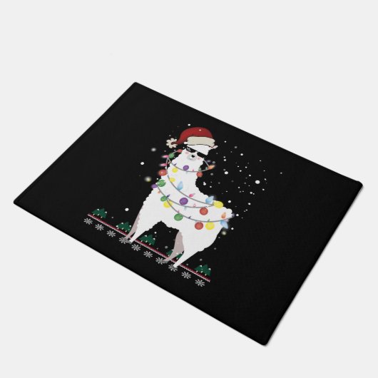 Paillasson Noël Llama (Incliné)