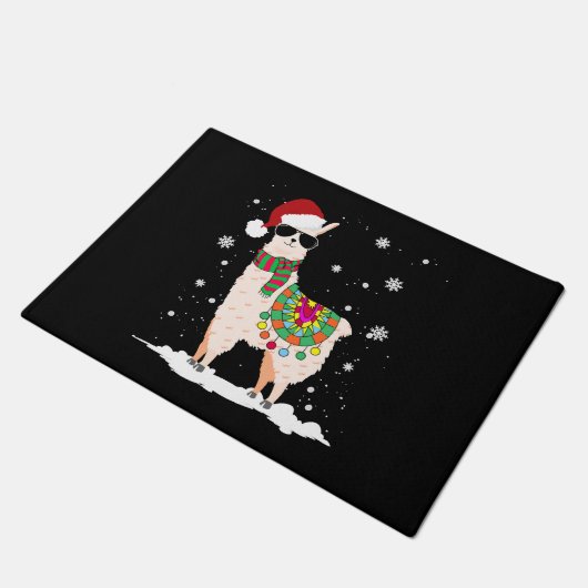 Paillasson Noël Llama - Noël Alpaca (Incliné)