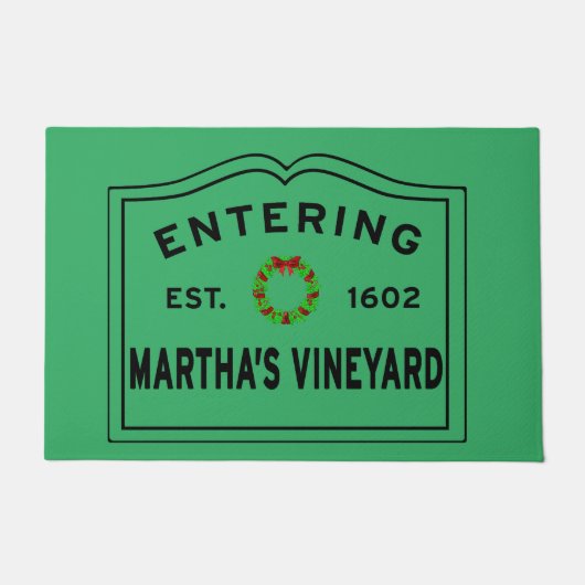 Paillasson Noël Martha's Vineyard Massachusetts (Devant)