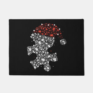 Paillasson Noël parties scintillant neige cadeau chaud pour h