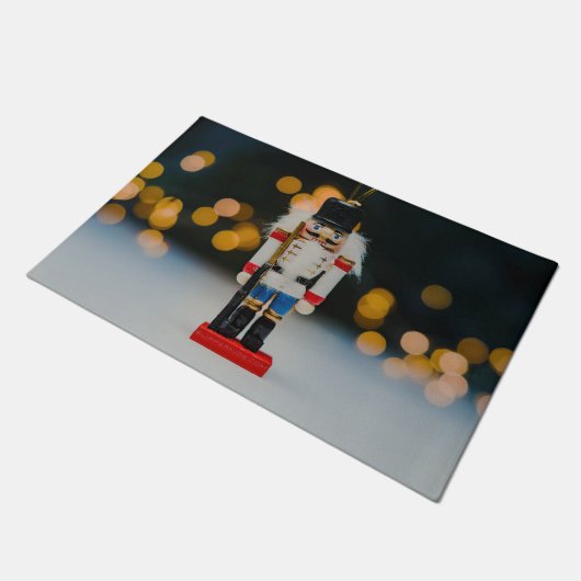 Paillasson Noël SlipperyJoe nutcracker figurine ornement (Incliné)