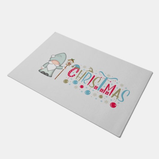 Paillasson Noël Tomte Gnome (Incliné)