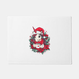 Paillasson Noël Unicorne Décor Filles Garçons Enfants Noël