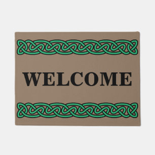 Paillasson Noeuds celtiques verts