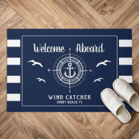 Nom de bateau personnalisé Bienvenue à bord de la 