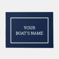 Nom de bateau personnalisé Mat à quai