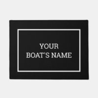 Nom de bateau personnalisé Mat à quai