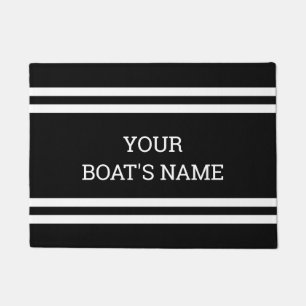 Paillasson Nom de bateau personnalisé Mat à quai