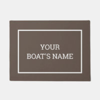 Nom de bateau personnalisé Mat à quai
