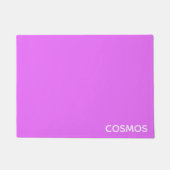 Paillasson Nom de couleur pourpre cosmos (Devant)