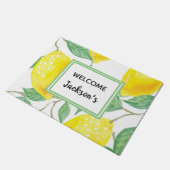 Paillasson Nom de famille des citrons jaunes (Incliné)