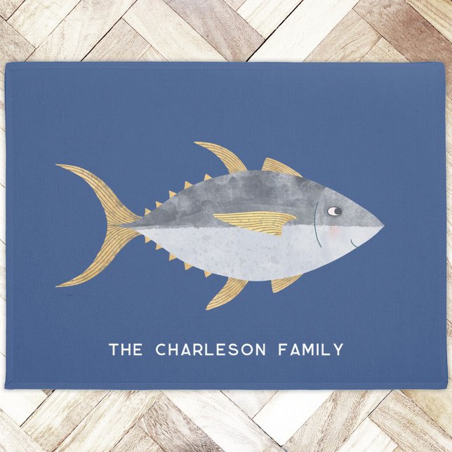 Paillasson Nom de famille du thon Fish (Créateur téléchargé)