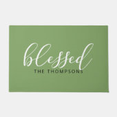 Paillasson Nom de la police de script Béni (Devant)