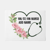 Paillasson Nom de l'infirmière étudiante-inscrite-ancienne (Devant)