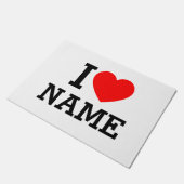 Paillasson Nom du coeur (Incliné)