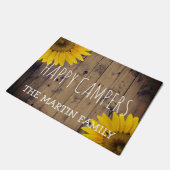 Paillasson Nom en bois de profondément satisfaits de pays (Incliné)