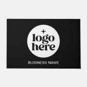Paillasson Nom et logo d'entreprise professionnels simples (Devant)