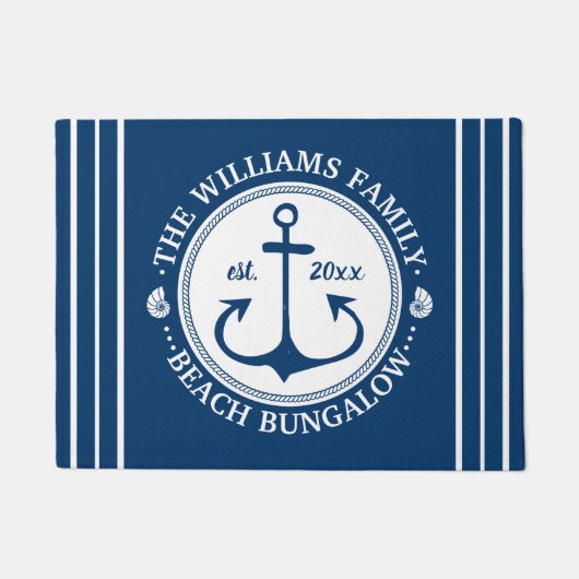 Paillasson Nom nautique de coutume d'Ancre de marine du (Devant)