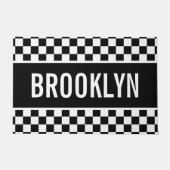 Paillasson Nom personnalisé Couture Motif Classic (Devant)