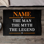 Paillasson Nom Personnalisé L'Homme Le Mythe La Légende<br><div class="desc">Nom Personnalisé L'Homme Le Mythe La Légende</div>