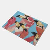 Paillasson Nombre de Flamants roses (Incliné)