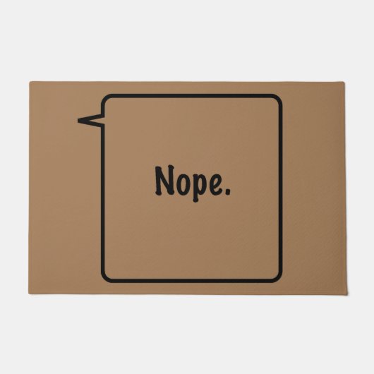 Paillasson NOPE - Gros mât (Devant)