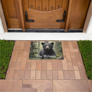 Paillasson North Woods Little Black Bear Cub Porte Mat