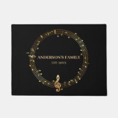 Paillasson Notes musicales circulaires (Devant)