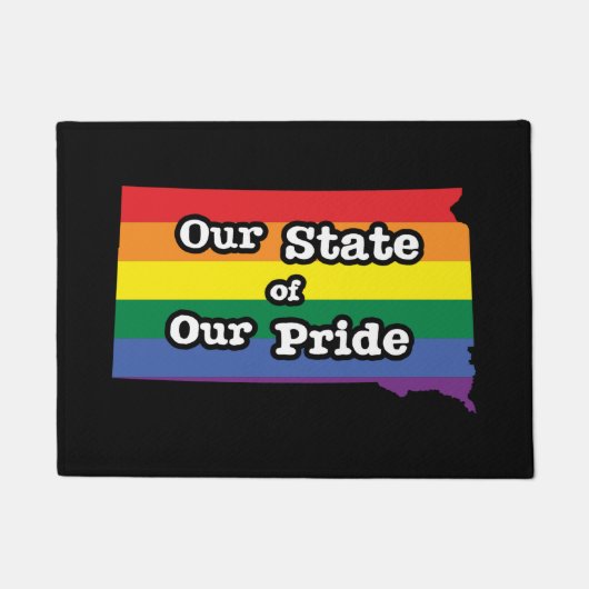 Paillasson Notre État de notre fierté| Dakota du Sud (Devant)