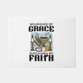 Paillasson Nourished by Grace, Sustained by Faith Design (Devant)
