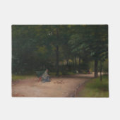 Paillasson Nourrir les oiseaux dans le parc (par Paul Peel) (Devant)