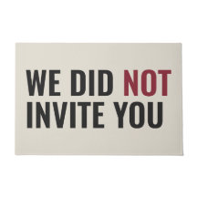 NOUS NE VOUS AVONS PAS INVITÉ - Affirmation Audaci