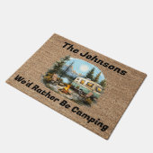 Paillasson Nous préférerions Camping Simulated Coir Door Mat (Incliné)