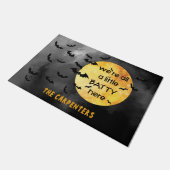 Paillasson "Nous sommes tous un peu BATTY ici" Personnalisé (Incliné)