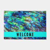 Paillasson Nouvelle-Zélande Abalone Paua Shell Motif 1 (Devant)