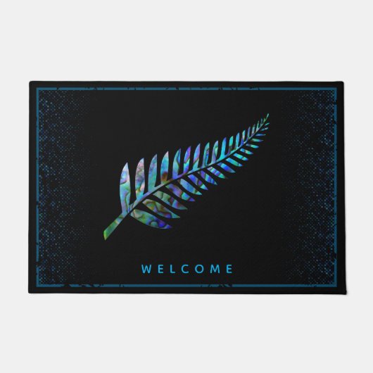 PAILLASSON NOUVELLE-ZÉLANDE FERN SIMPLE PAUA DOORMAT (Devant)