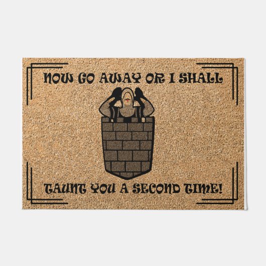 Paillasson Now Go Away Doormat, Funny Home Decor (Devant)