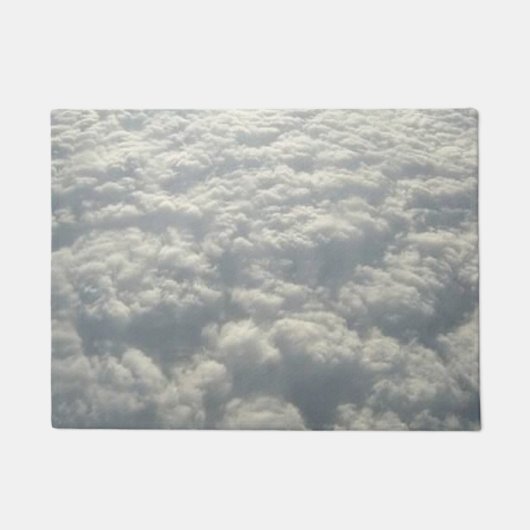 PAILLASSON NUAGES DE FLUFFE BLANC (Devant)