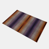 Paillasson Nuances D'Aquarelle Salée Orange Et Violet (Incliné)