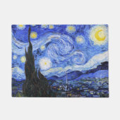 Paillasson Nuit étoilée par Vincent Van Gogh (Devant)
