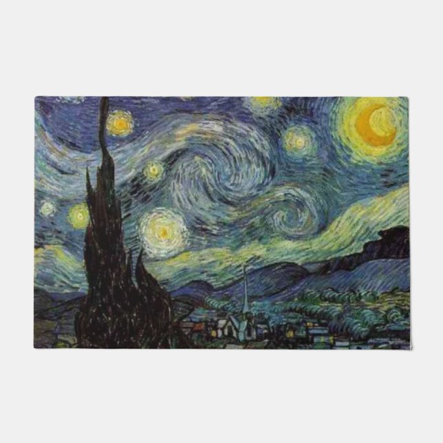 Paillasson Nuit étoilée - van Gogh (Devant)