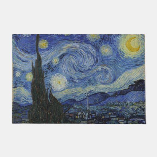 Paillasson Nuit Van Gogh Starry (Devant)