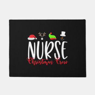 Paillasson Nurse de Christmas, nurse christmas crew